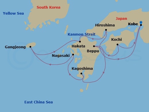 - itinerary map